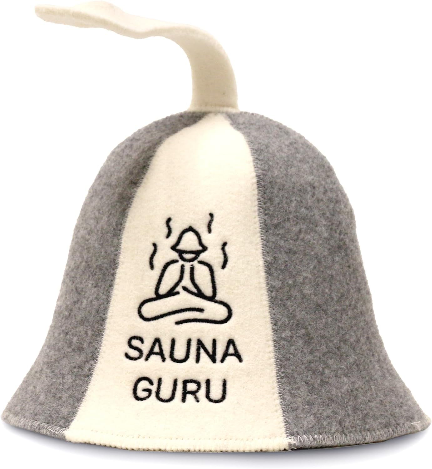 Sauna Hat, 100% Organic Wool Felt Sauna Cap, Banya Hat Sauna Hair Protector, Sauna Accessories Embroidered Hat, Russian Sauna Hat, Sauna Accessory, Sauna Gifts for Men and Women