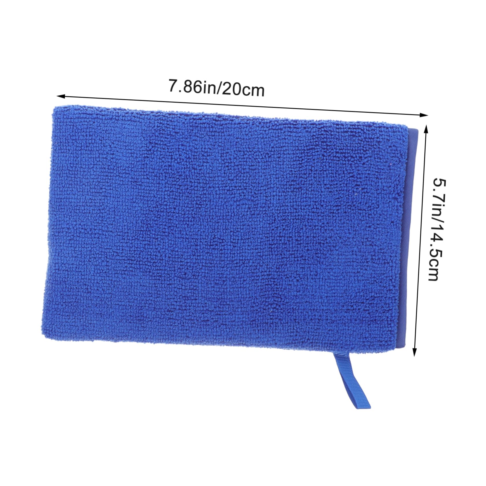 GLEAVI 3piezas Guante De Lavado De Arcilla para Coche Guante Descontaminante Reutilizable para Limpieza Exterior y Detallado Automotriz Azul