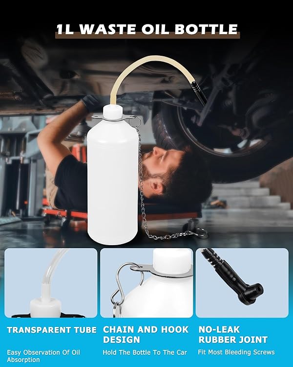 DAYUAN 3L Hand Brake Fluid Bleeder Bleeding One Man Tool Kit for Most European Models by DAYUAN - Image 5