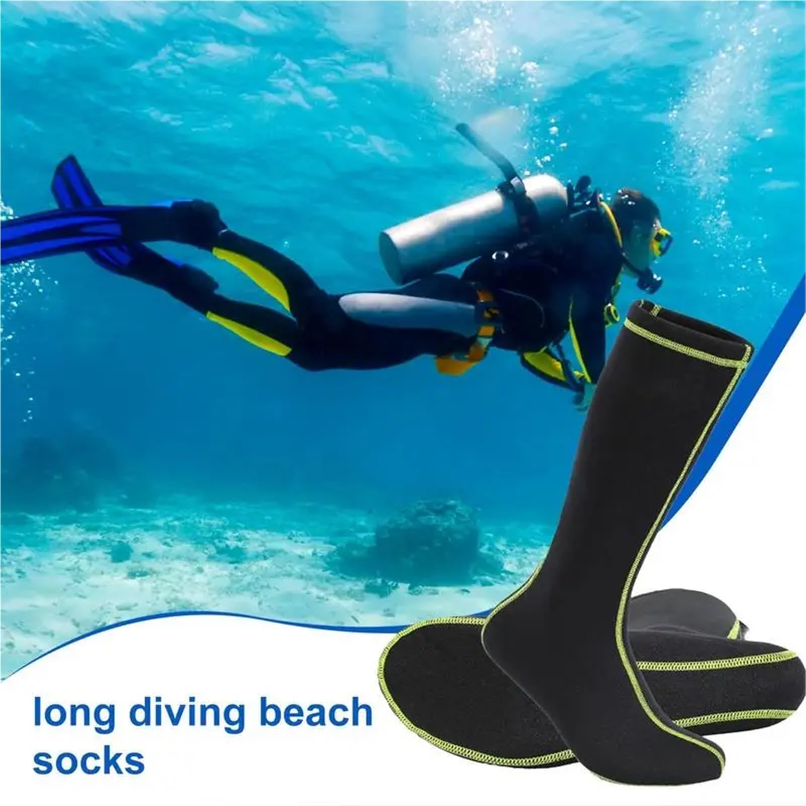 Calcetines De Neopreno For Buceo, For Traje, Antideslizantes, Elásticos, For Surf, For Agua Fría, Duraderos