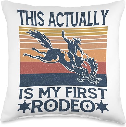 Life Howdy Vintage Throw Pillow, 16x16, Multicolor