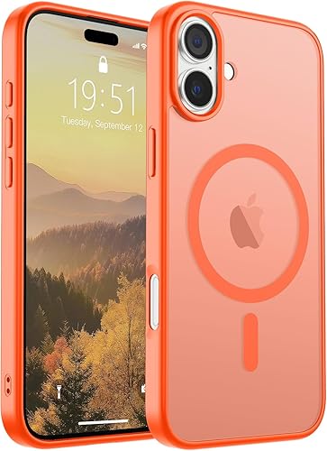 Miniatura 769 de SUPFINE Funda magnética para iPhone 11 (compatible con MagSafe) (protección contra caídas de grado militar), translúcida mate a prueba de golpes