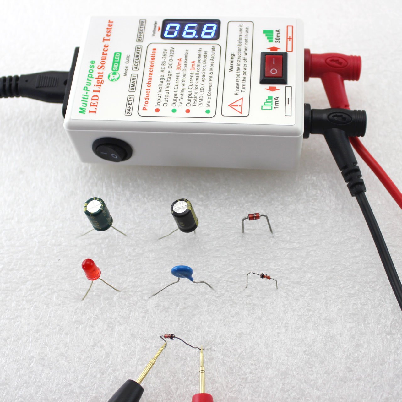 Tester multifunzione per retroilluminazione TV a LED, per tutte le luci a LED, uscita di riparazione 0-320 V