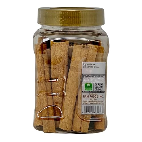 Miniatura 3 de Desi Kitchen Spices All Natural | Sin sal | Vegano | Sin OMG | Canela en barra (Dalchini) 85gm (3 oz)