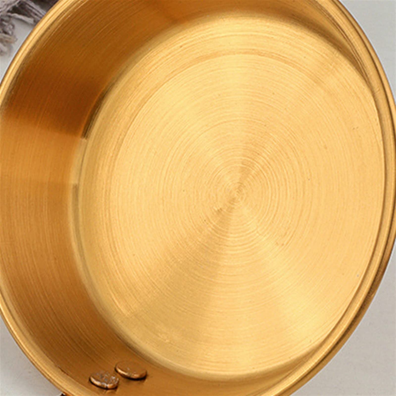 JINGYAN Teelöffel Long Handle Stainless Steel Round Meat Pie Spoon Fried Food Ladle Serving Kitchen