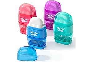 Mr. Pen- Pencil Sharpener & Eraser Combo (4 Pack)