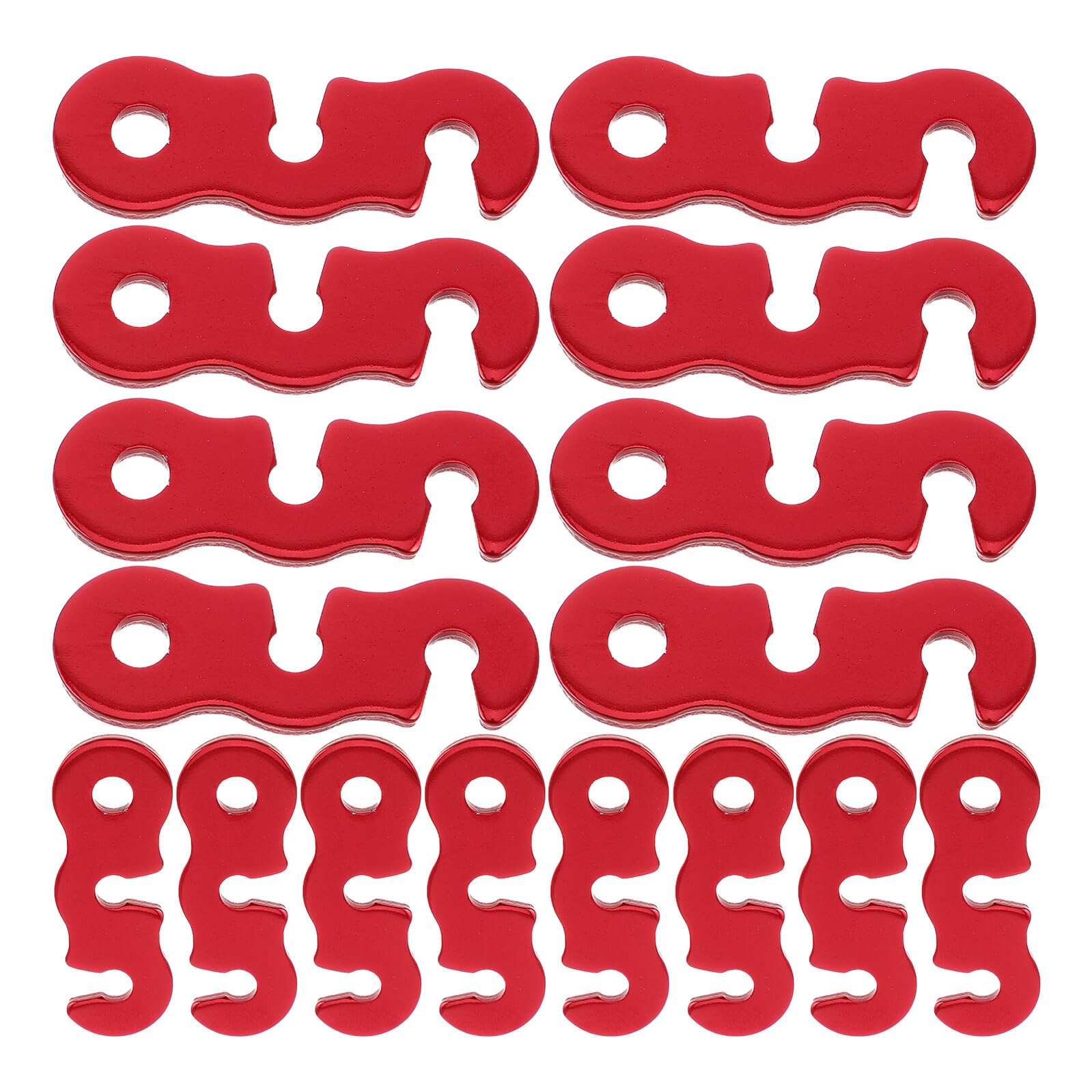 Tensores de cuerda de aluminio STOBAZA anodizado rojo de alta resistencia