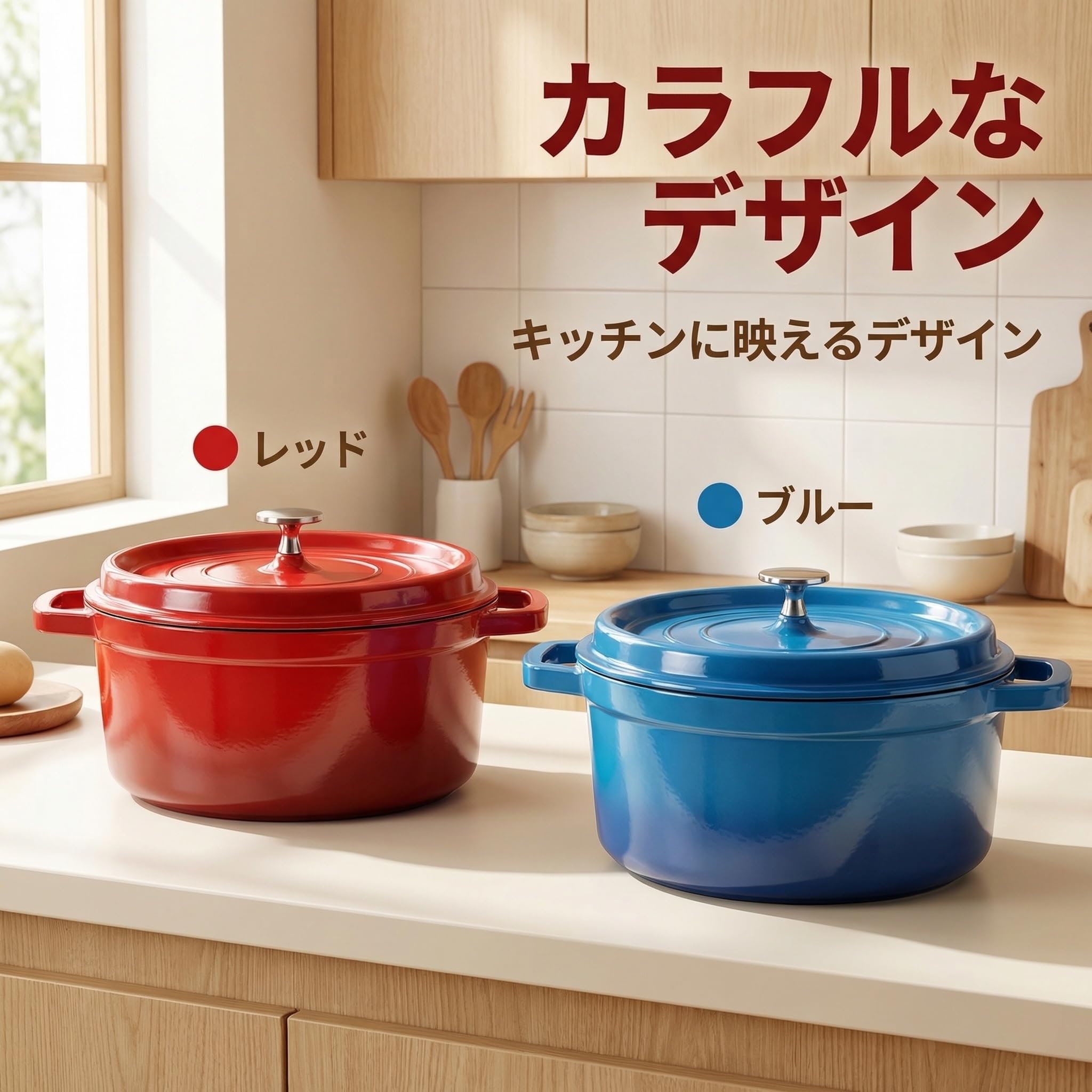 Amazon.co.jp: YQYQY無水調理鍋 プロ仕様 鋳物ホーロー鍋 両手鍋