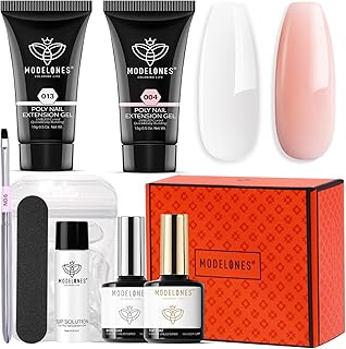 MODELONES Professional Poly Gel Nail Extension and Builder Kit