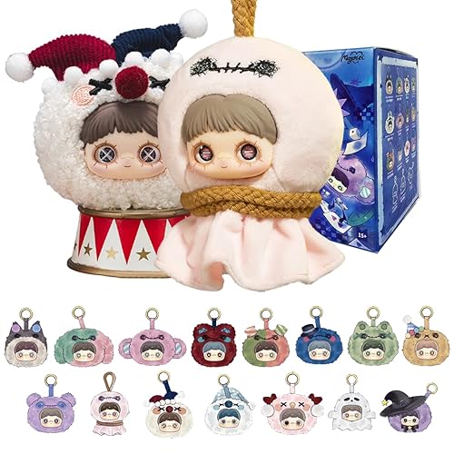 REIVIVORA MayMei Crazy Cirgus Series Plush Blind Box 1PC (1 of 15 Possible Styles) Cute Figures Collectible Toys Birthday Gifts (1PC BlindBox) - 1PC BlindBox