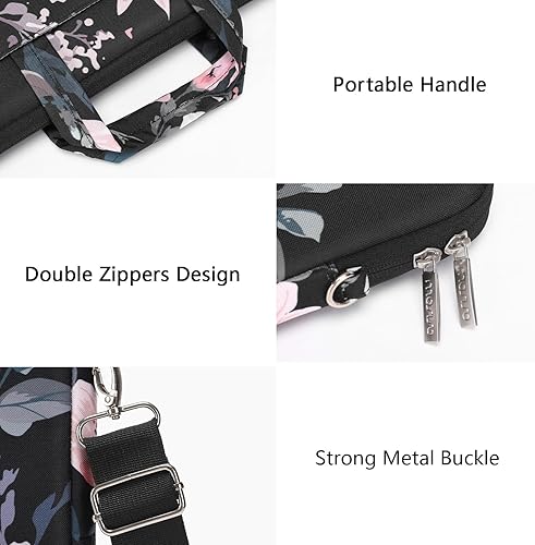 Miniatura 6 de MOSISO Bolsa para laptop para mujer, bolsa de computadora de 15 pulgadas compatible con MacBook Pro de 16 pulgadas, HP, Dell, Lenovo, Asus,
