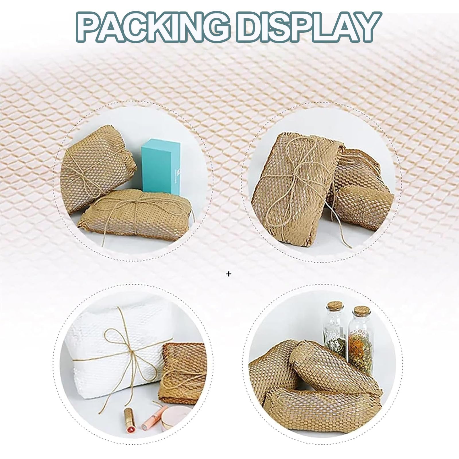 Manuelle Verpackungspapierverpackung mit Anti-Rutsch-Matten und verstellbarer Dichte, schützendes Dämpfungswerkzeug für den Umzug von Versandverpackungen