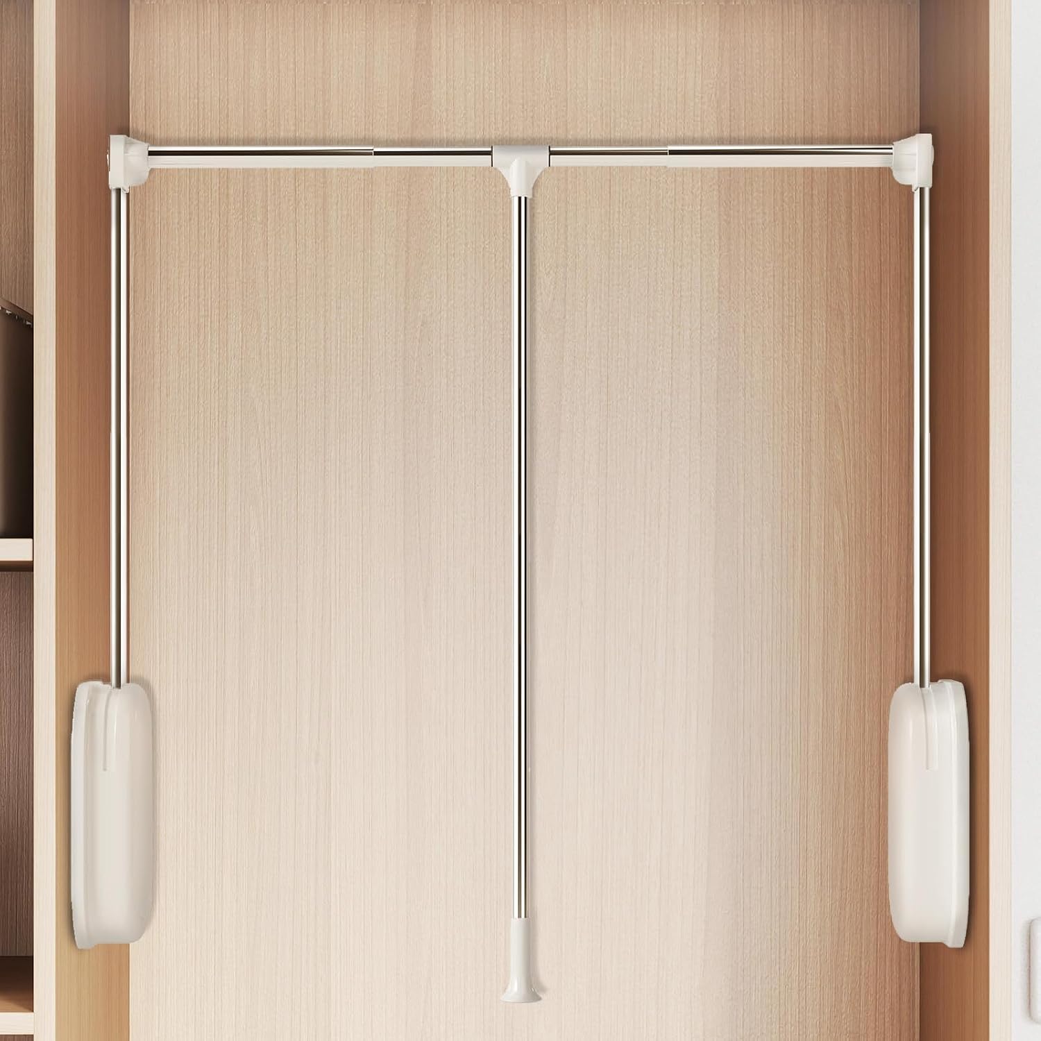 Pull Down Closet Rod White, Adjustable 33-45 inches Philippines | Ubuy
