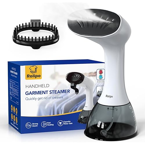 Steamer for Clothes 1350W, Clothes Steamer for Home, Office, Travel, Upgraded 400ML Large Capacity Water Tank, Wrinkle Remover