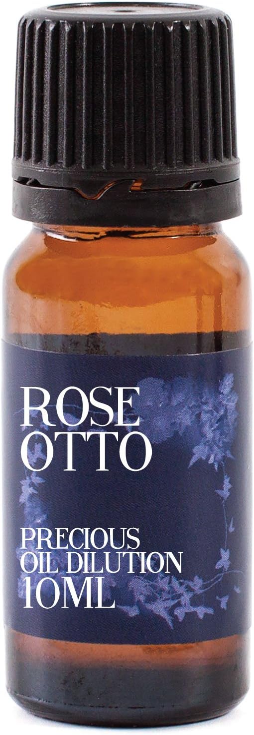 Mystic Moments | Rose Otto Precious Oil Dilution 10ml 3% Jojoba Blend Perfect for Massage, Skincare, Beauty and Aromatherapy