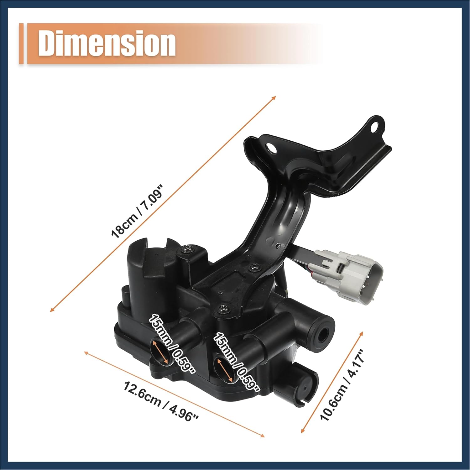1667021010 Engine Coolant Flow Control Valve Water Valve Replacement for Toyota Prius 2004-2009 Heater Control Valve Assembly Stylish Design