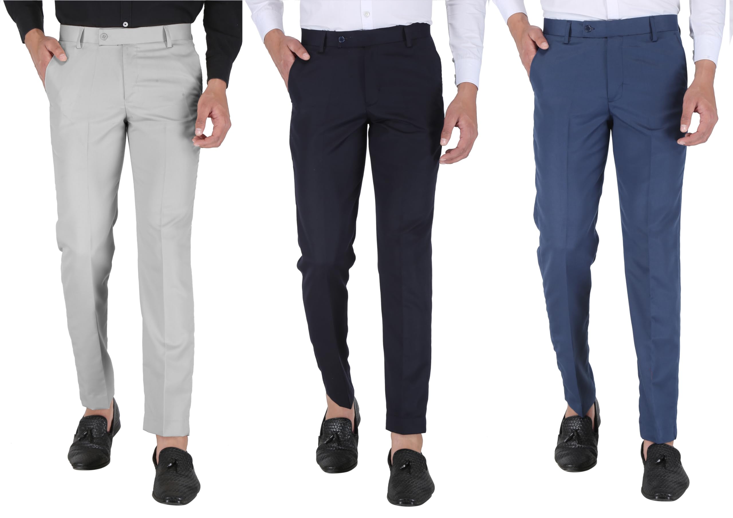 Slim Fit Formal Trouser for Men - Polyester Viscose Formal Pants for Gents - Office Formal Pants for Men-image-28