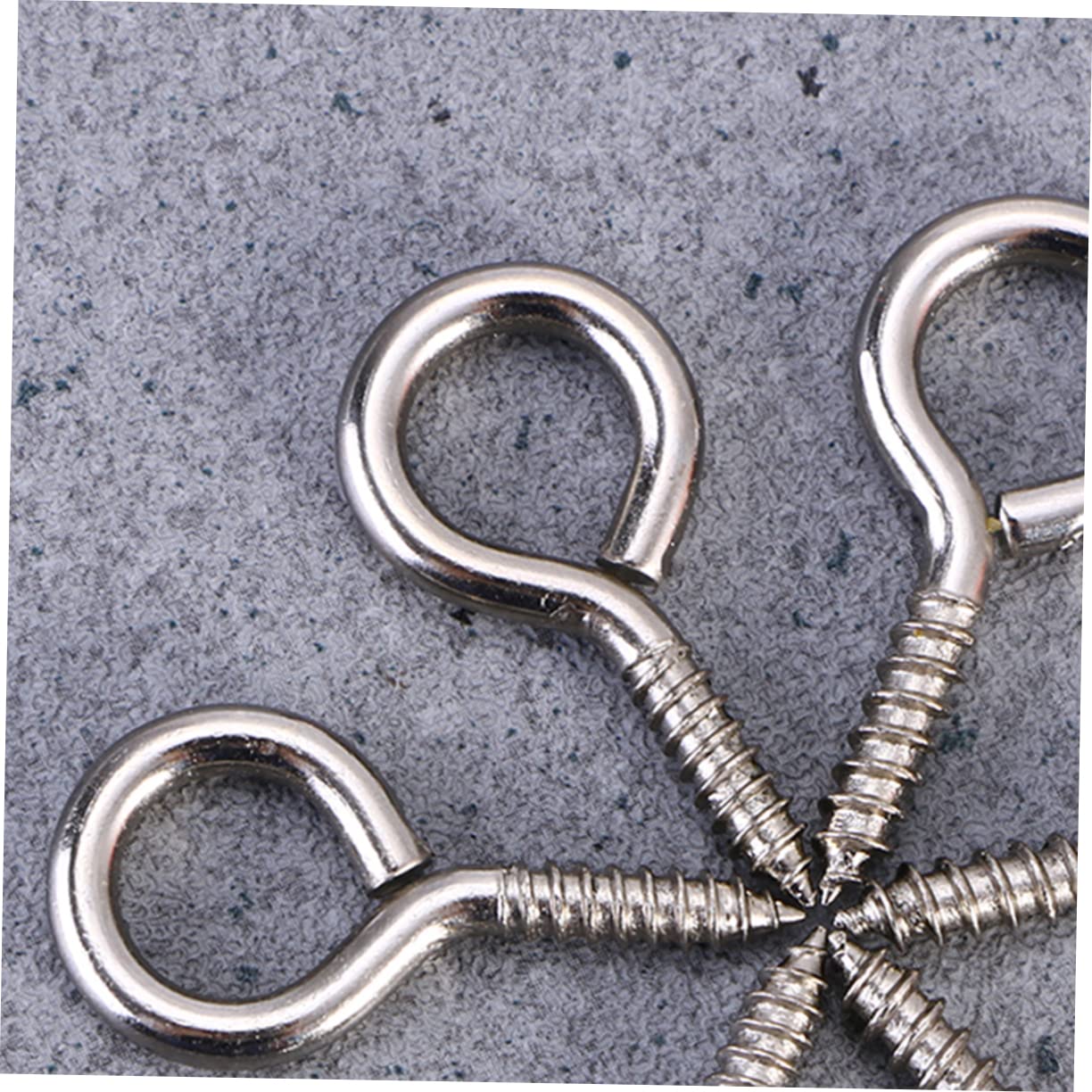 50pcs Screw Eye Pins for Jewelry Making Bracelet Charms Earring Findings Screw Eye Bails Easy to Use