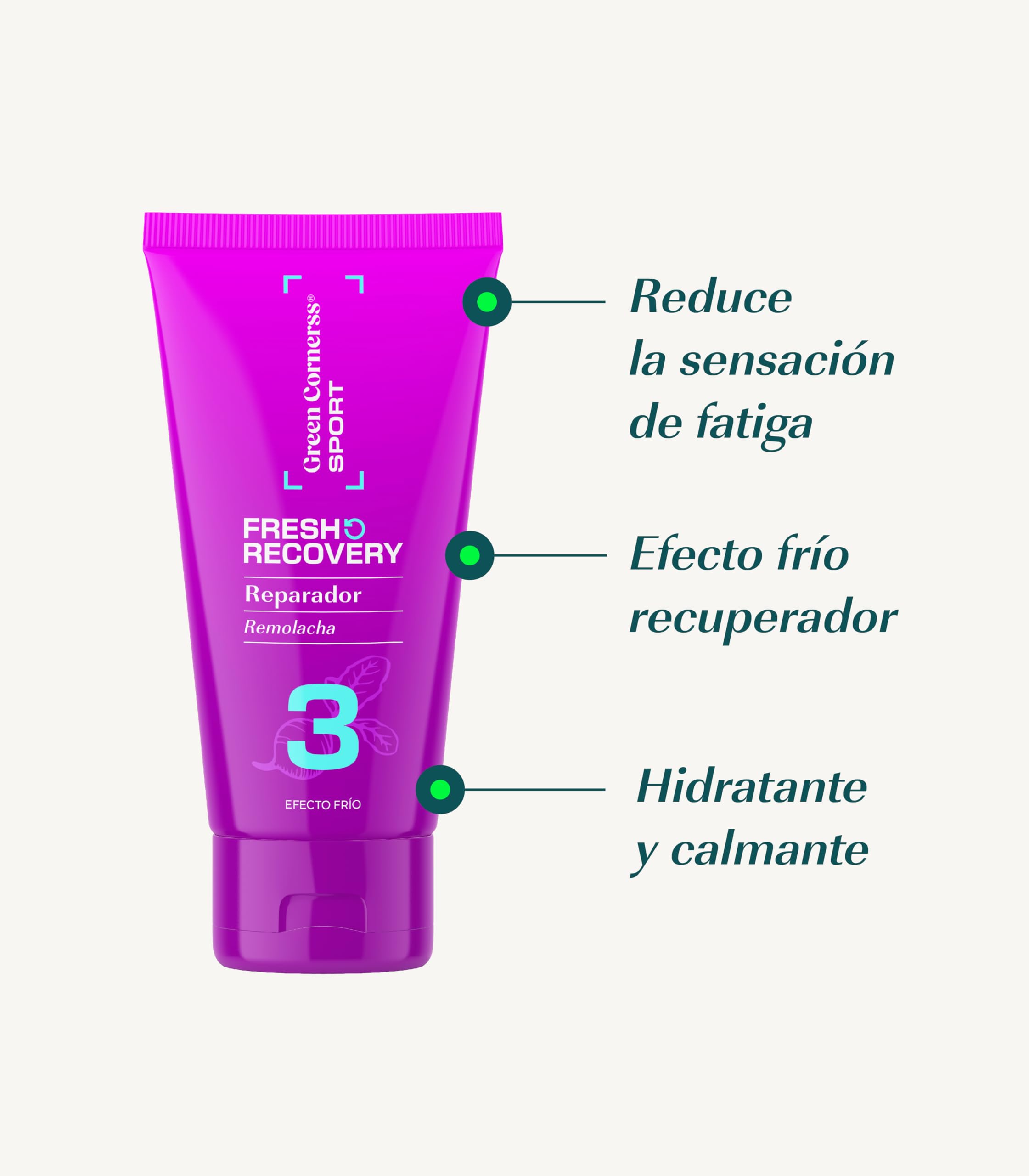 PACK GREEN CORNERSS SPORT BY VERDELISS - Calentamiento Pre-Ejercicio, Anti-Rozaduras y Recuperación Post-Ejercicio, 50ml/30g/50ml