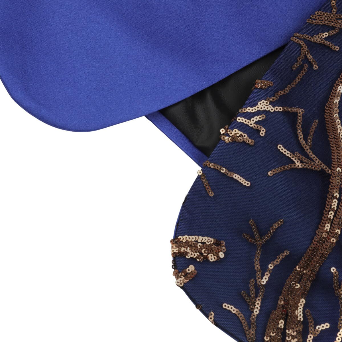 Allthemen Veste de Smoking Costume Homme Brillant de Mariage avec Un Bouton
