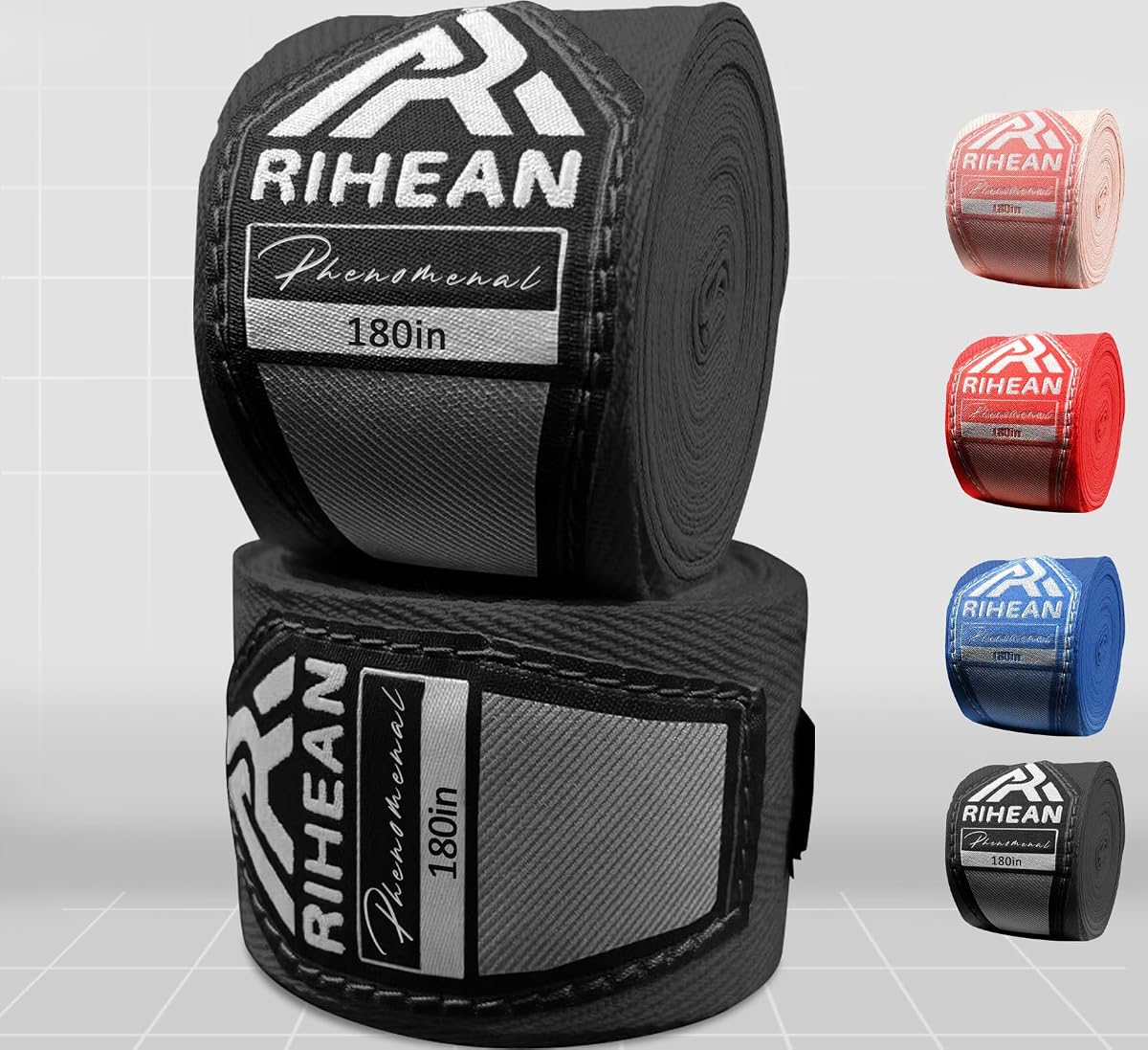 Vendas de boxeo para hombres y mujeres - Muñequeras duraderas, cómodas y fáciles de lavar para boxeo, kickboxing, muay thai, MMA y artes marciales - Tamaño color opcional