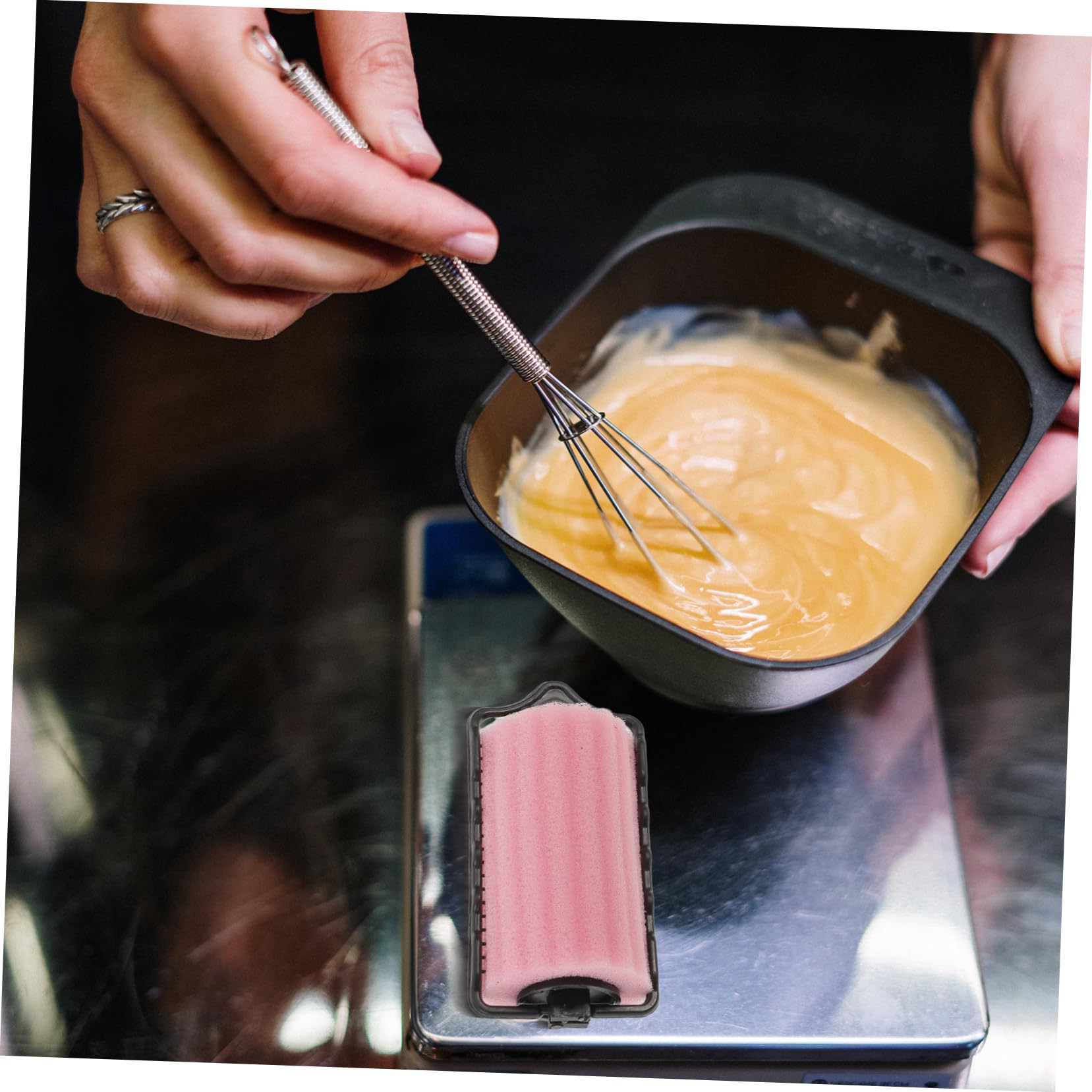 NULYLU Soft Spiral Hair Rollers for Hair 8pcs Sponge Rollers Set Perm Kit for Women for Volume Curls