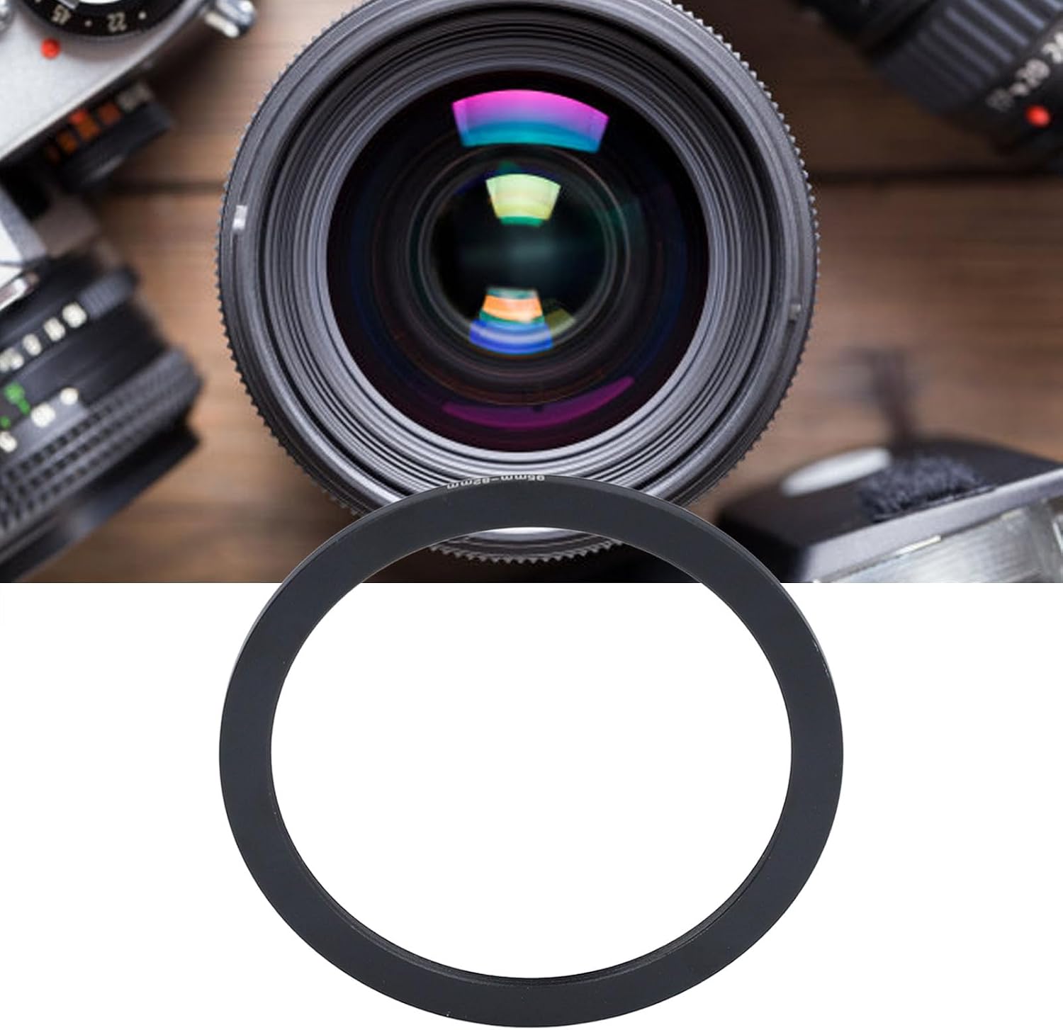 95mm to 82mm Filter Ring Adapter,Step Down Filters Ring,Camera Lens Filter Metal Stepping Rings for Lens Filters,Lens Hoods,Lens Converters