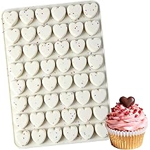 Mini Heart Shaped Silicone Molds, 96 Cavity Heart Silicone gummy Mold for Chocolate, Candy, Gummy, Ice Cube, Valentine's Day Baking Gift