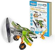 Engino (エンジーノ) エンジニアリングブロック 太陽エネルギーでプロペラが動く 組み立ておもちゃ 知育玩具 8歳 9歳 小学生 STEAMトイ 楽しみながら理解を深める実験キット 4つの形を作れる STEAMlabsシリーズ