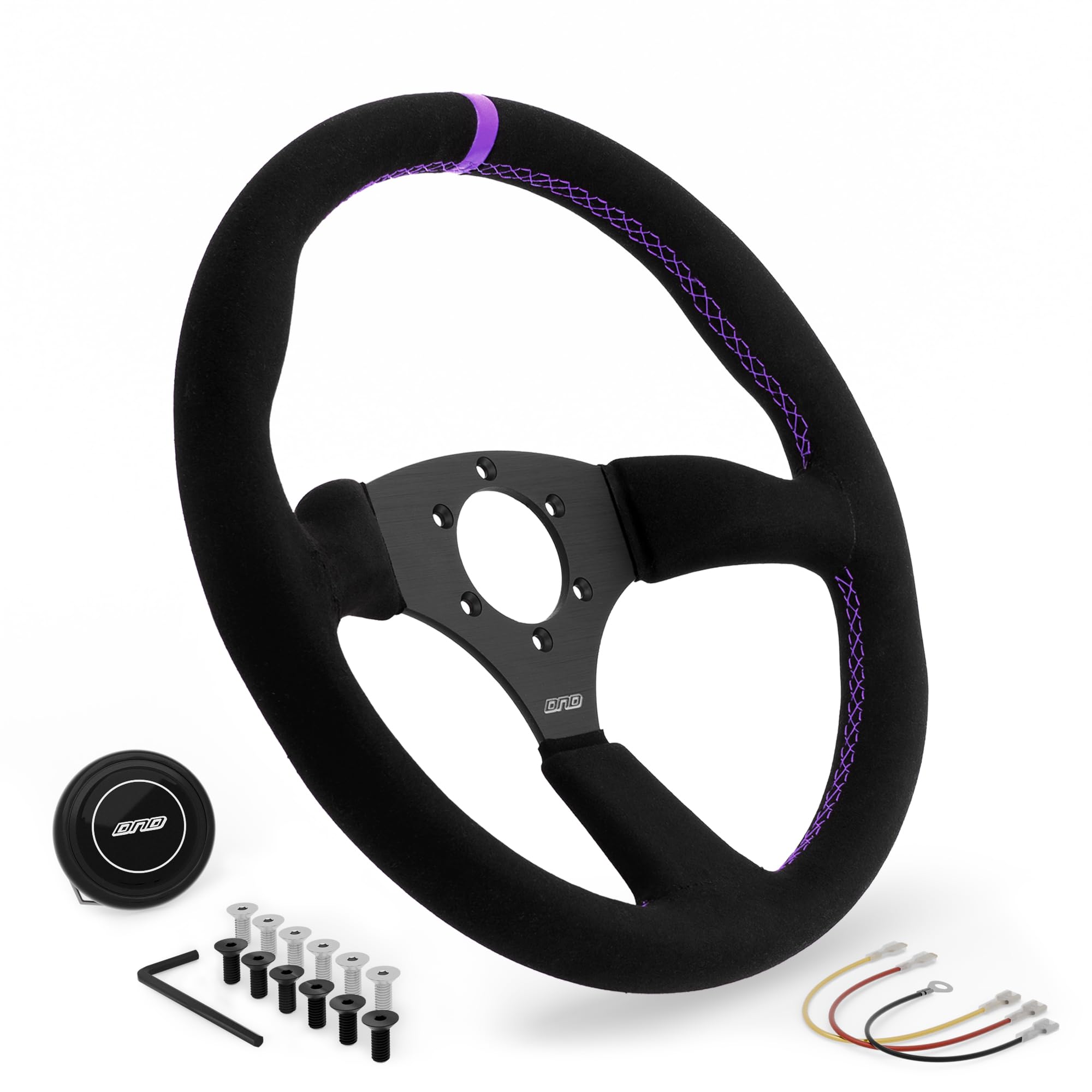 DND ステアリング Amazon.com: DND Performance Interior's Suede Touring Steering
