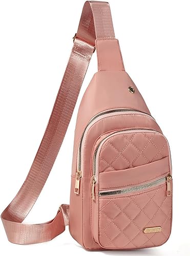 Miniatura 19 de Bolso Bandolera Pequeño, Bolsos de Hombro Cruzados para Mujeres, Mochila de Sling para Deportes al Aire Libre y Senderismo - Beige D Beige,Negro