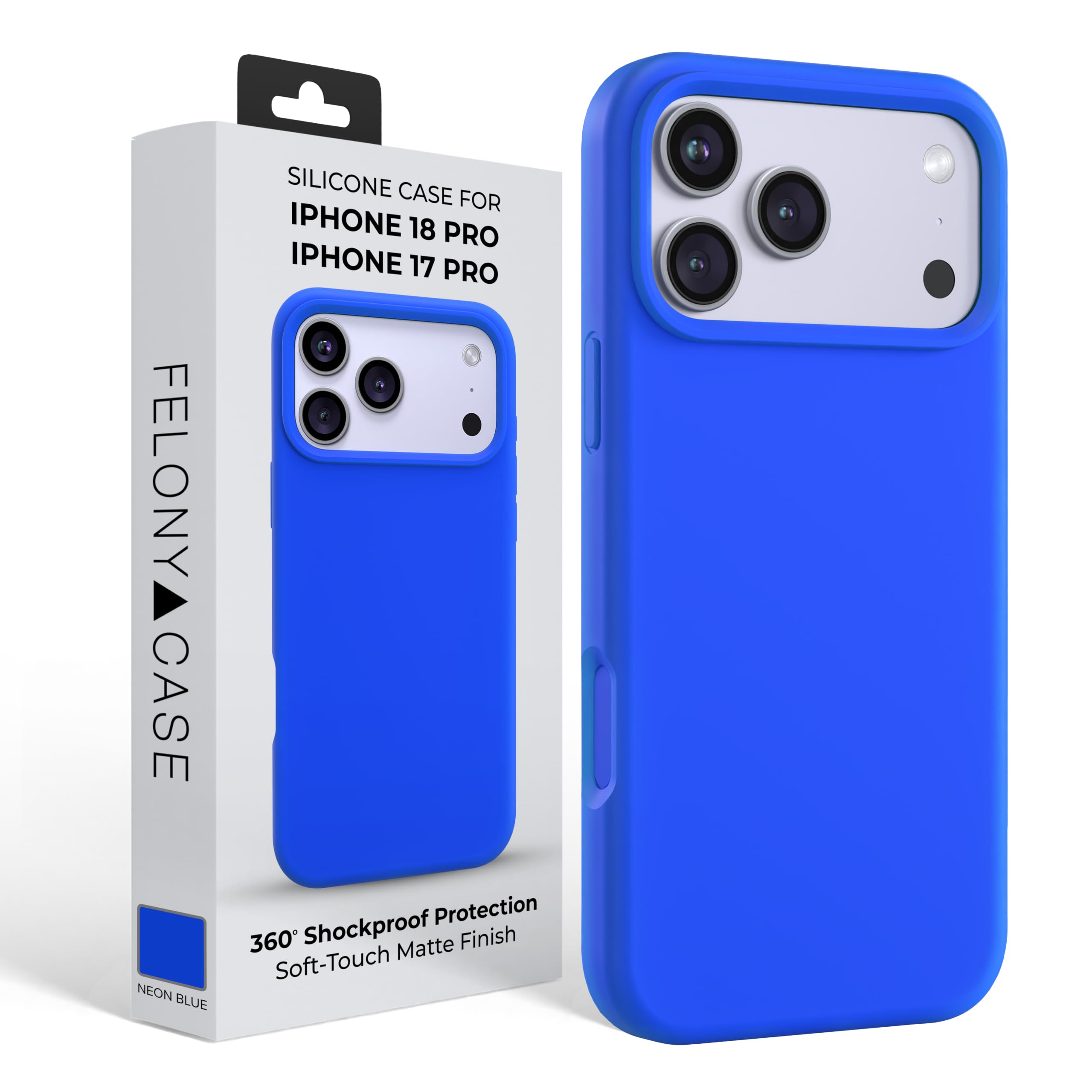 FELONY CASE for Apple iPhone 18 Pro & iPhone 17 Pro - Vibrant Blue