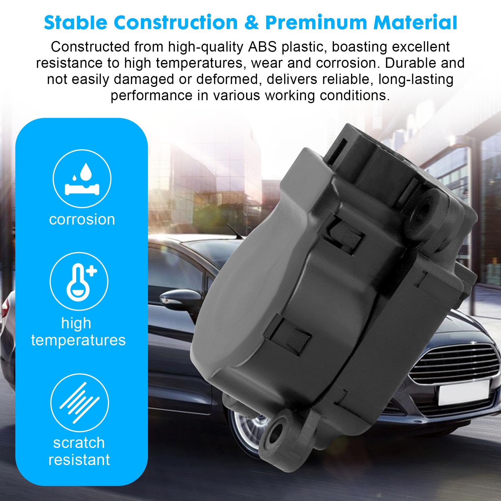 1S7H19E616BB Attuatore Elettrico per Lamiera di Miscelazione Compatibile con Ford Fiesta 2008-2017, Attuatore per Lamiera di Miscelazione A/C Sostituisce 1581549 1768981 1836458