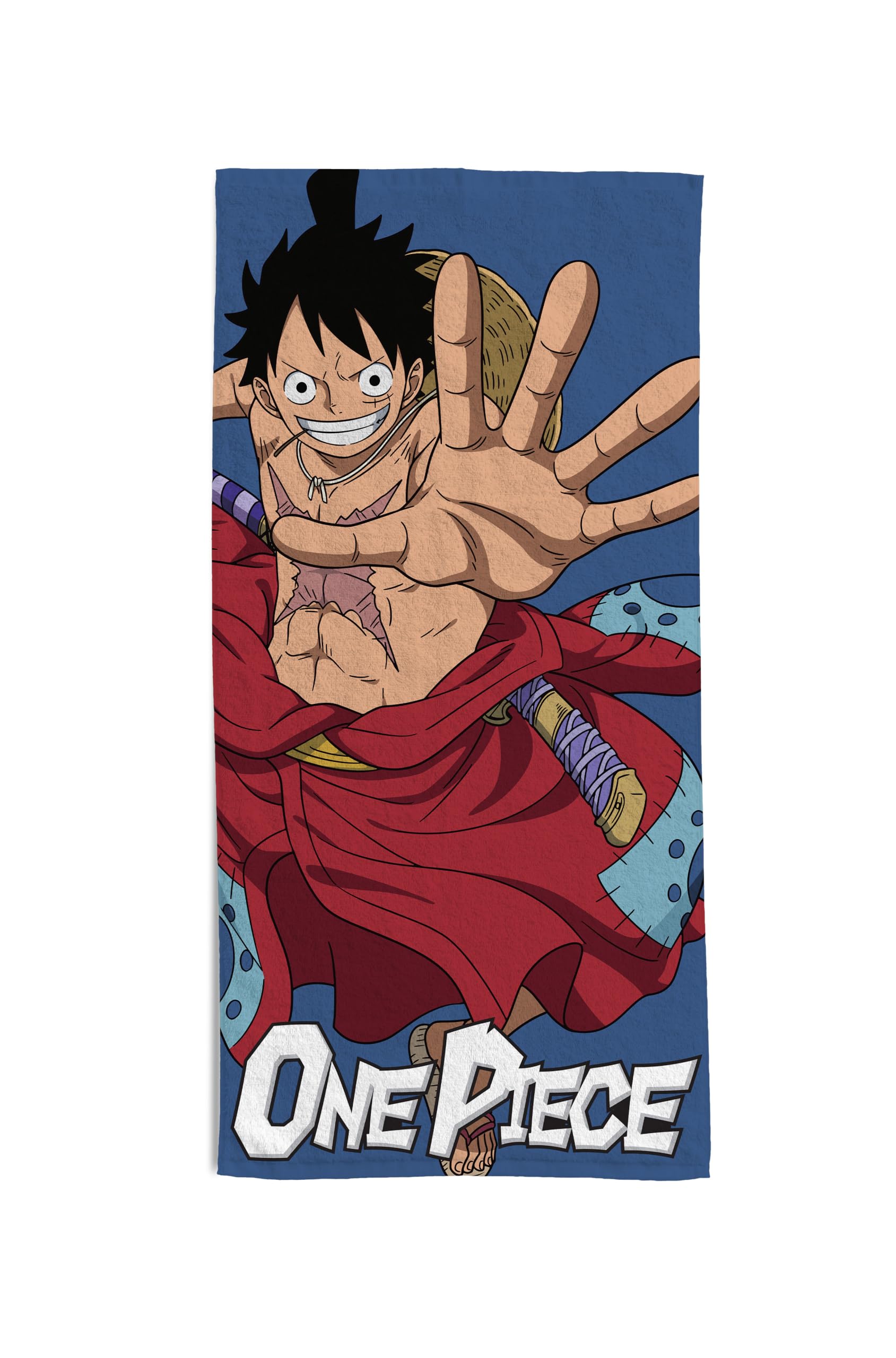 hermet, One Piece Beach Towel, 70 x 140 cm, Beach or Pool Towel, 100% Soft Cotton, Practical and Lightweight