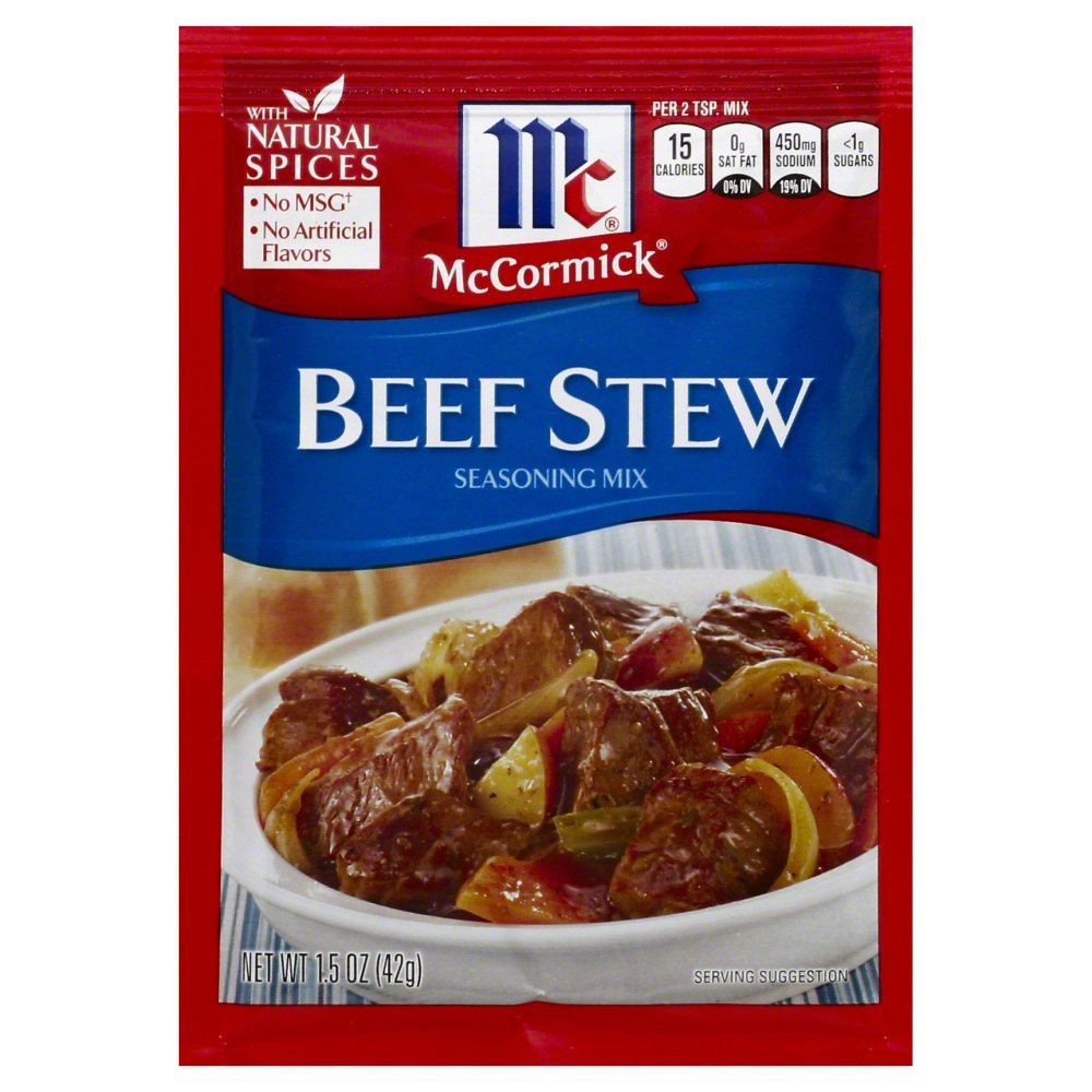 McCormick Beef Stew Seasoning, 1.5-Ounce Packets (Pack of 24)