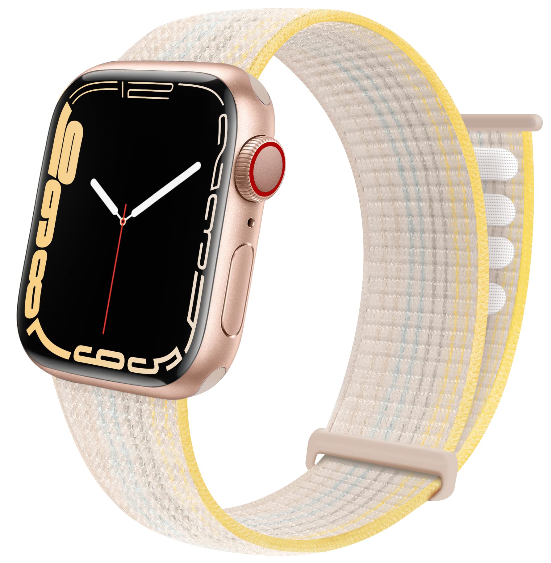 Sport Loop Nylon Band Compatible with Apple Watch Band 38mm/40mm/41mm/42mm for Series 10 Ultra 2 iWatch Series 10-1 Strap, Fit for iPhone Watch Band