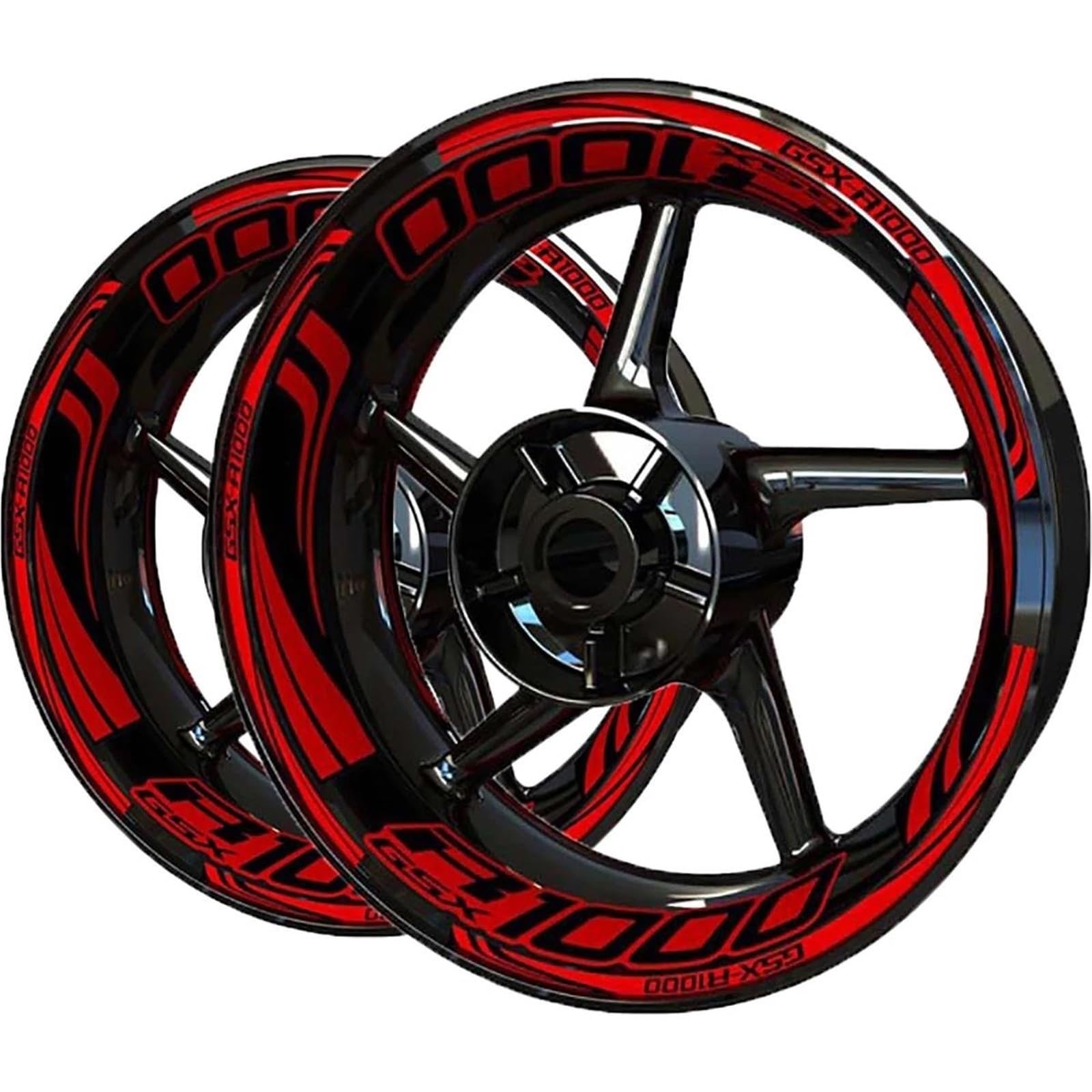 Wheel Stickers Motorcycle Wheel Stickers for Suzuki GSX-R 1000 GSX-R1000 GSXR GSXR1000 Rim Reflective Sticker Hub Decals Set Rim Reflective Decal