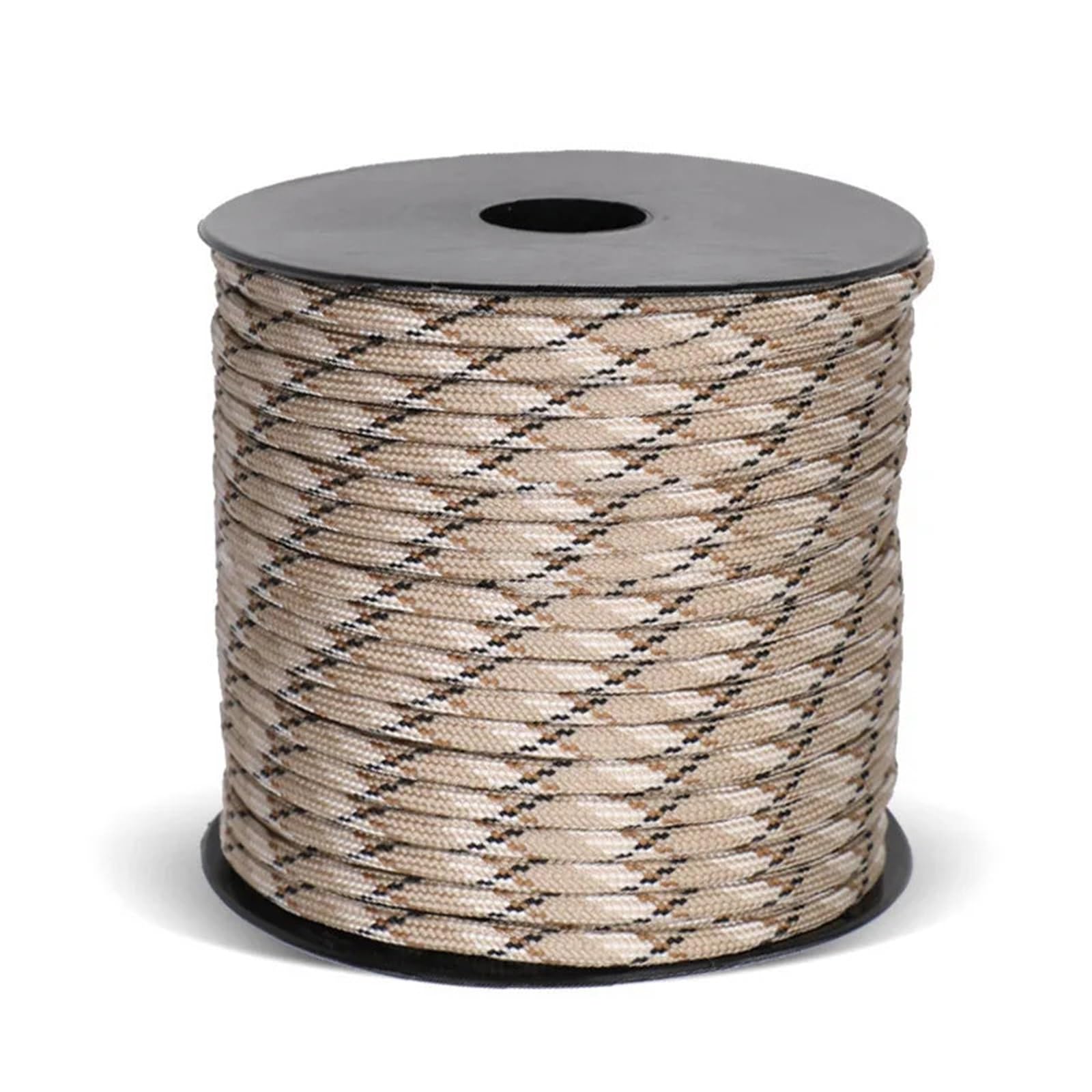 Paracord 9 Strand 4mm 650 Paracord 50m 100m Parachute Cord Camping DIY Weaving Rope Outdoor Survival Line(9C Desert,100M)