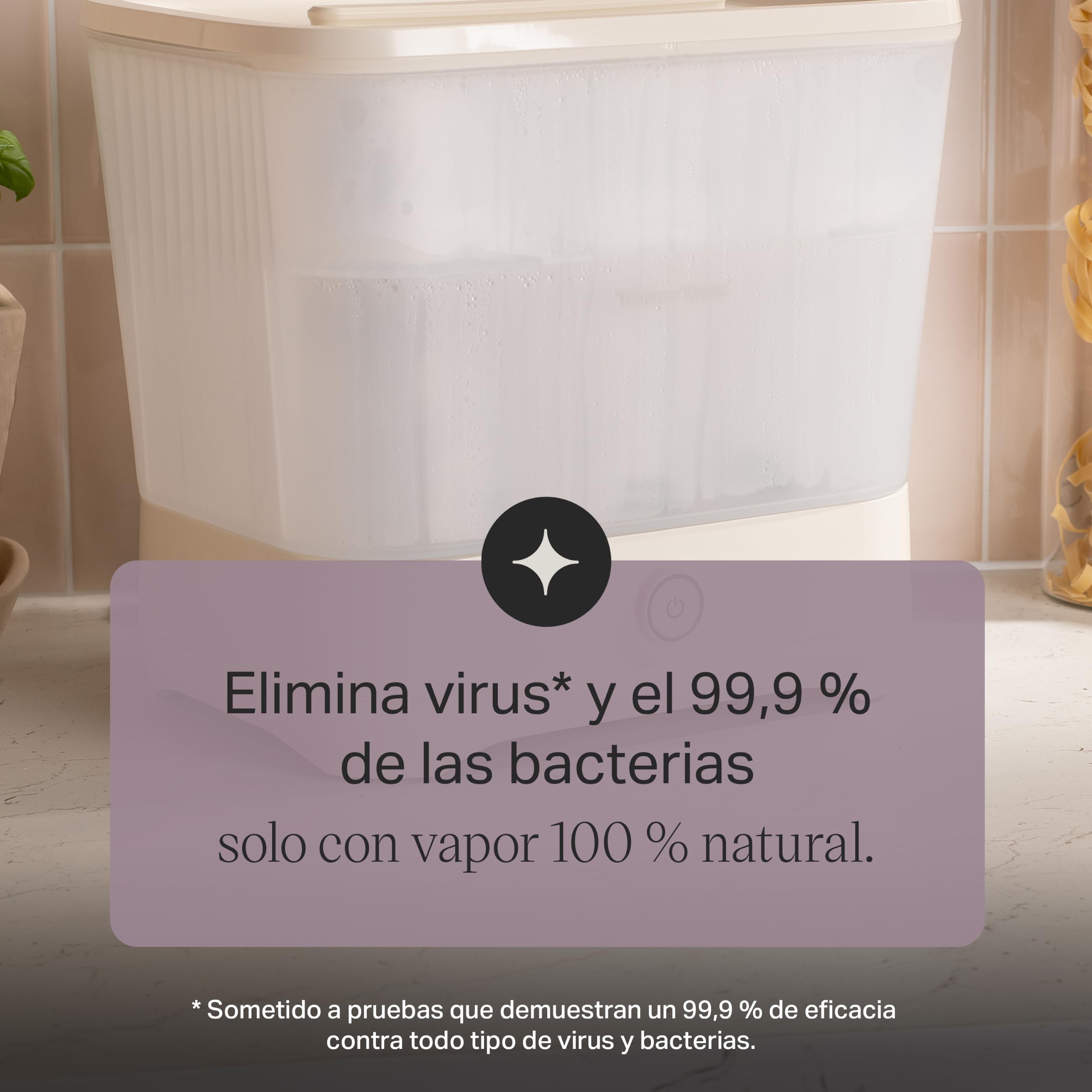 Tommee Tippee Esterilizador Eléctrico de Vapor para Biberones y Accesorios, Blanco
