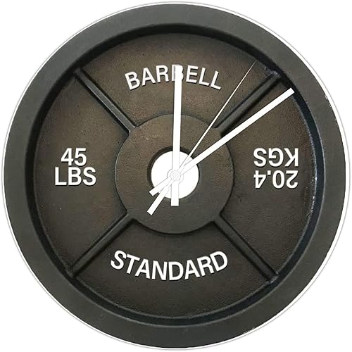 ArogGeld Liftmas - Reloj de pared grande de PVC estándar, reloj de pared grande de 8.8 pulgadas, funciona con pilas, silencioso, sin tictac, reloj