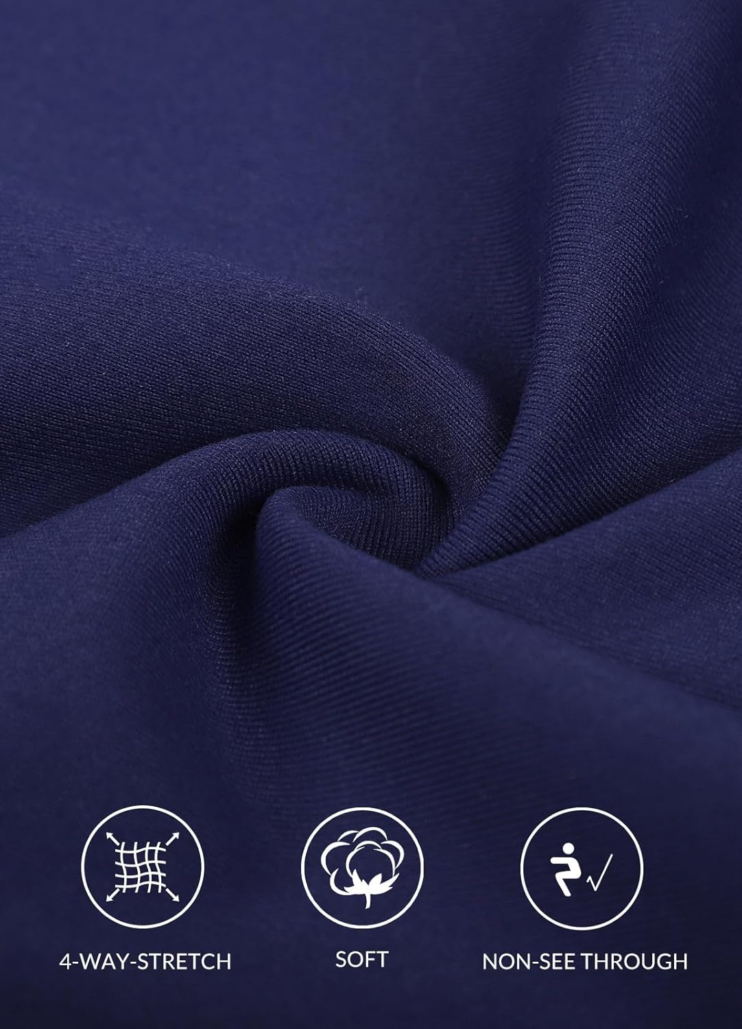 baleaf Women's 10" Long Bermuda Shorts Above Knee Length with 3 Pockets Walking Athletic Workout High Rise Yoga Running - Image 4