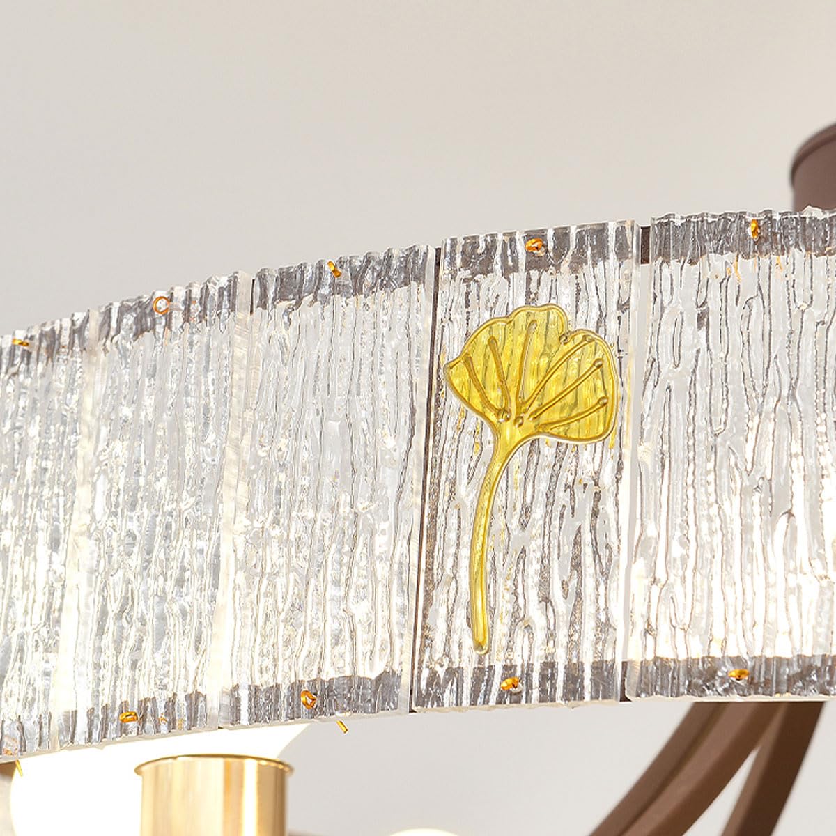 Nowa lampa wisząca w stylu chińskim do salonu, metalowa i akrylowa, w stylu chińskim, z żyrandolem punktowym, idealna do jadalni i herbaciarni