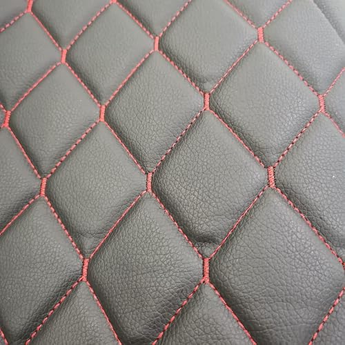 Tela de espuma acolchada de vinilo, hilo de varios patrones, material de piel sintética, tapicería para muebles, cabeceros de muebles, tela interior