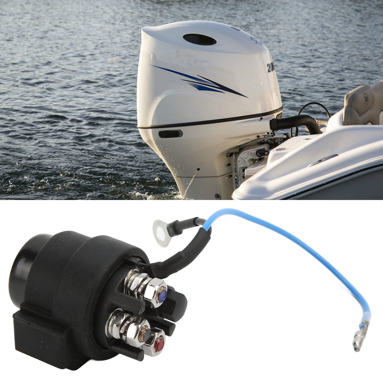Akozon Außenborder-Trimm-Kipprelais-Baugruppe, Außenborder-Power-Trimm-Kipprelais 38410-94551 Für Suzuki-Außenborder Für DF40-DF140 4-Takt Für DT55-225HP 2-Takt