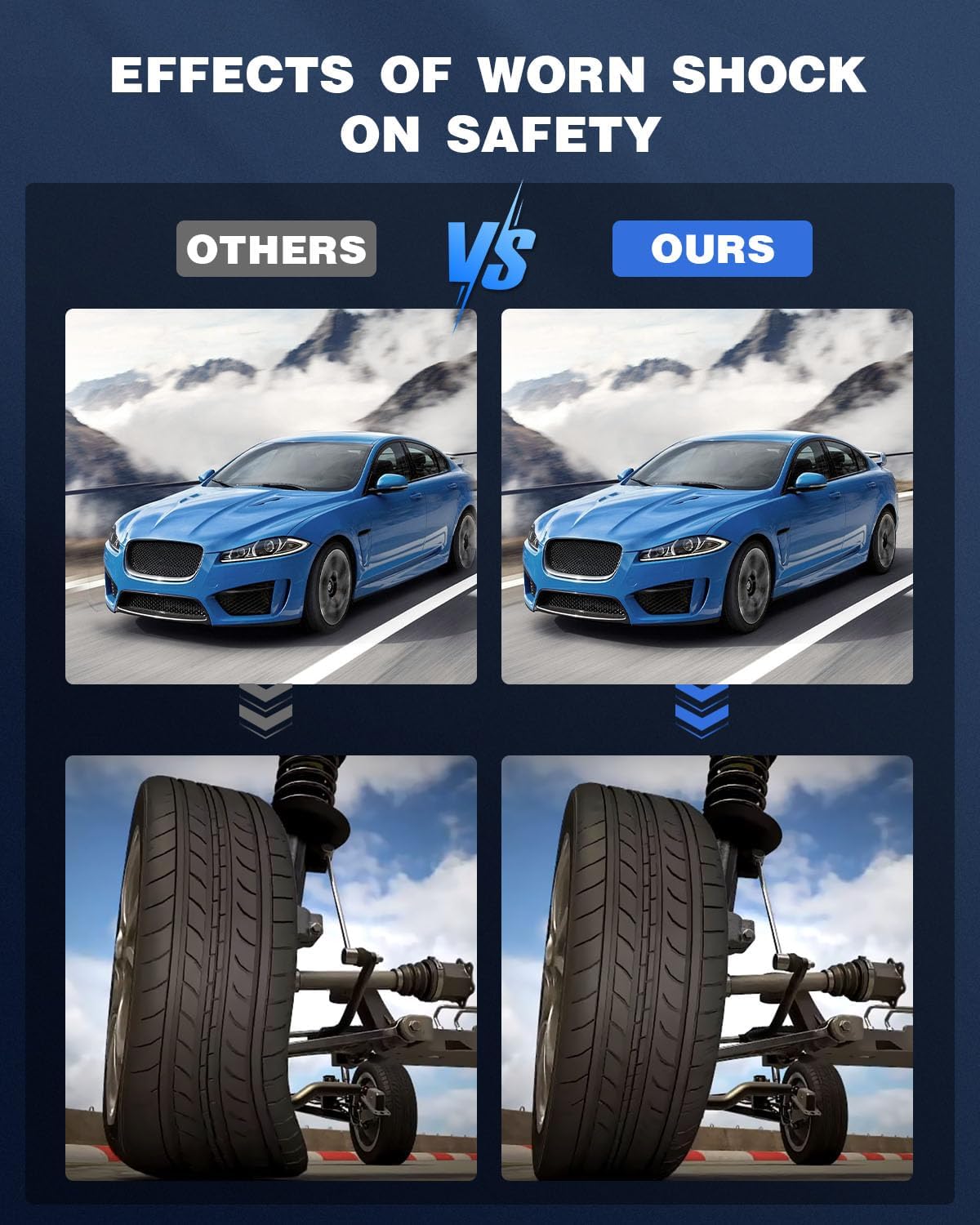 ECCPP Complete Struts Spring Assembly Front Drive and Passenger side Struts Shock Absorber Fit for 1991-1992 for Saturn SC 1993-2002 for Saturn SC1 1993-2002 for Saturn SC2 171924