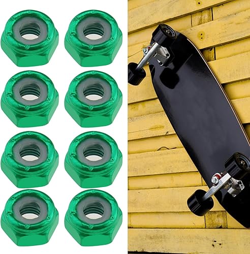 Miniatura 3 de The Lord of the Tools 16 juegos de accesorios para monopatín, tornillos de montaje de cabeza hexagonal, tuercas con llave accesorios para elevador