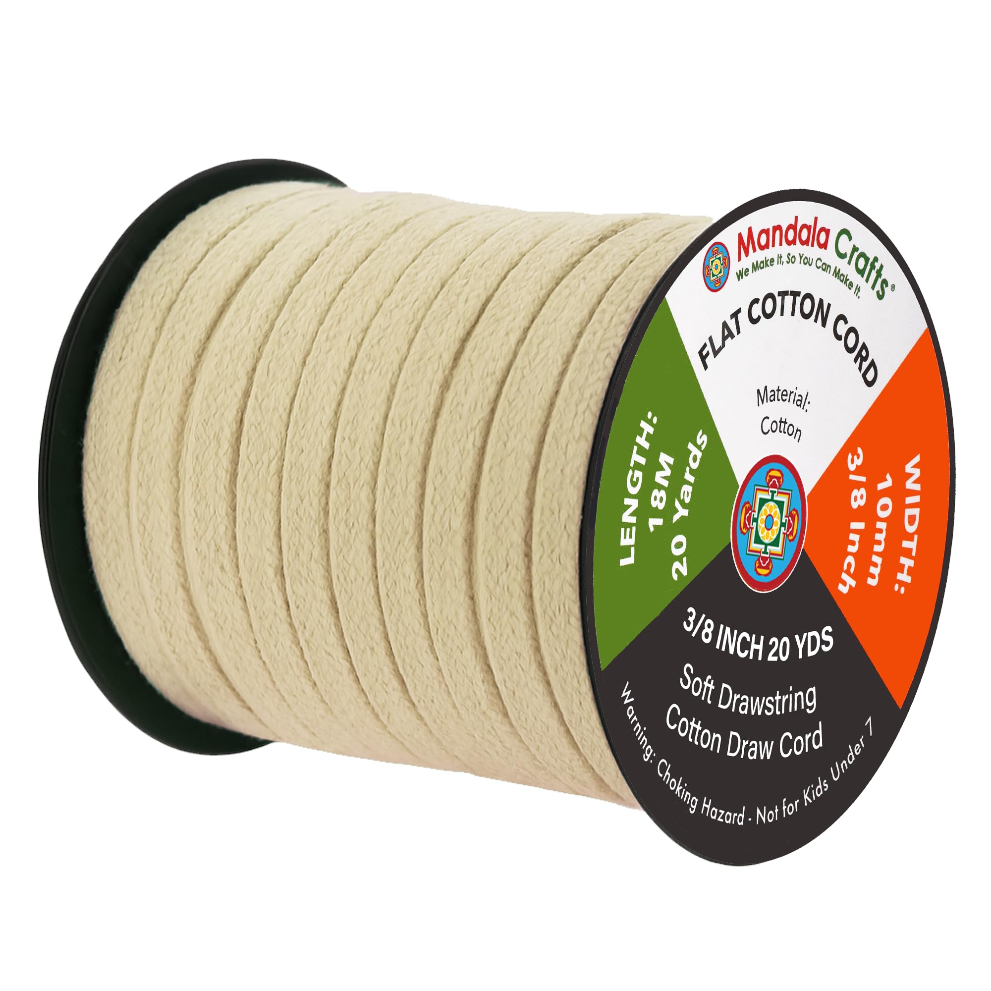 Amazon.com: Mandala Crafts Beige Flat Drawstring Replacement