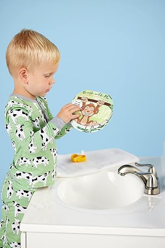 Miniatura 3 de Mud Pie Libro de cepillo de dientes de mono para niños