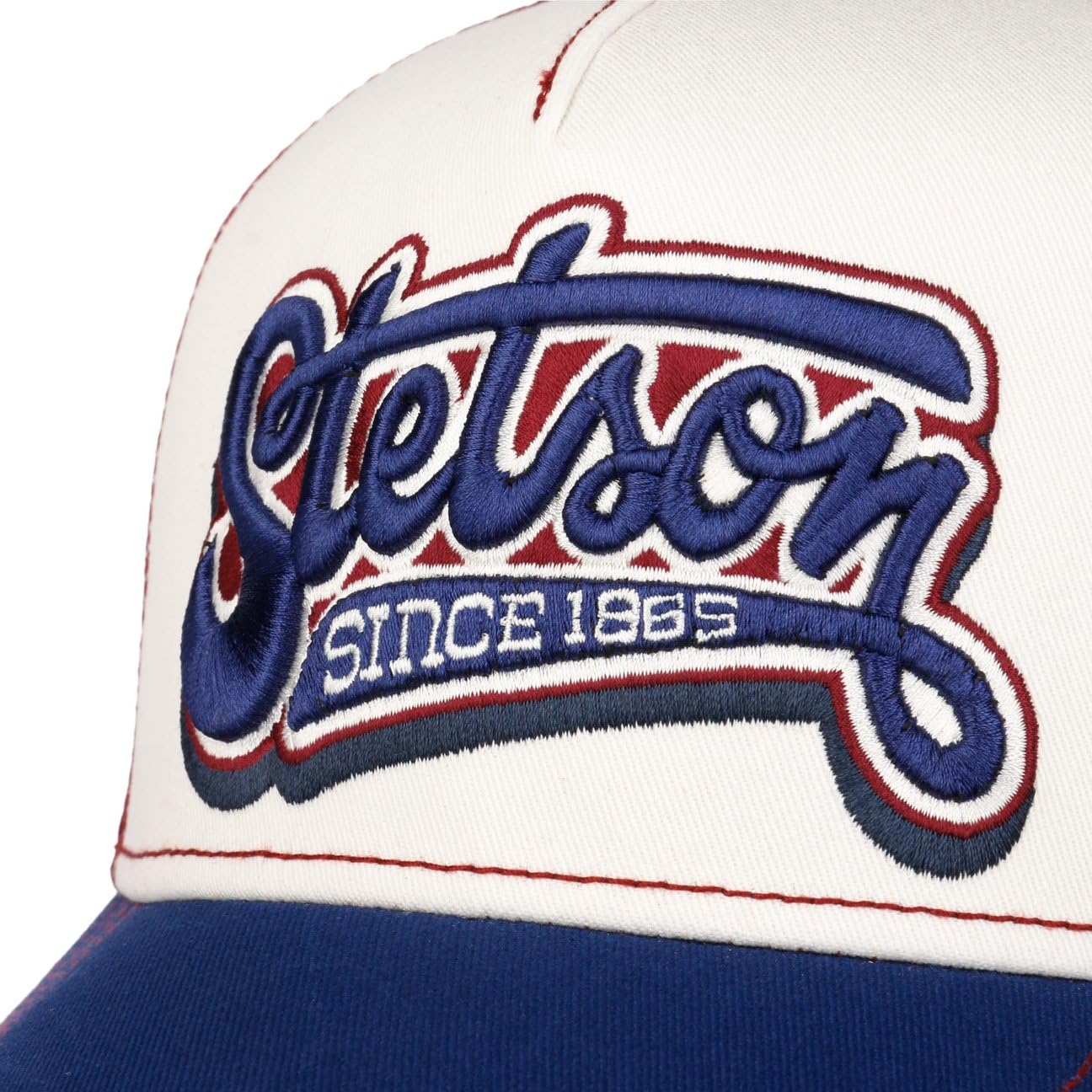 Stetson Lettering Trucker Cap Retro Herren Frühjahr Sommer