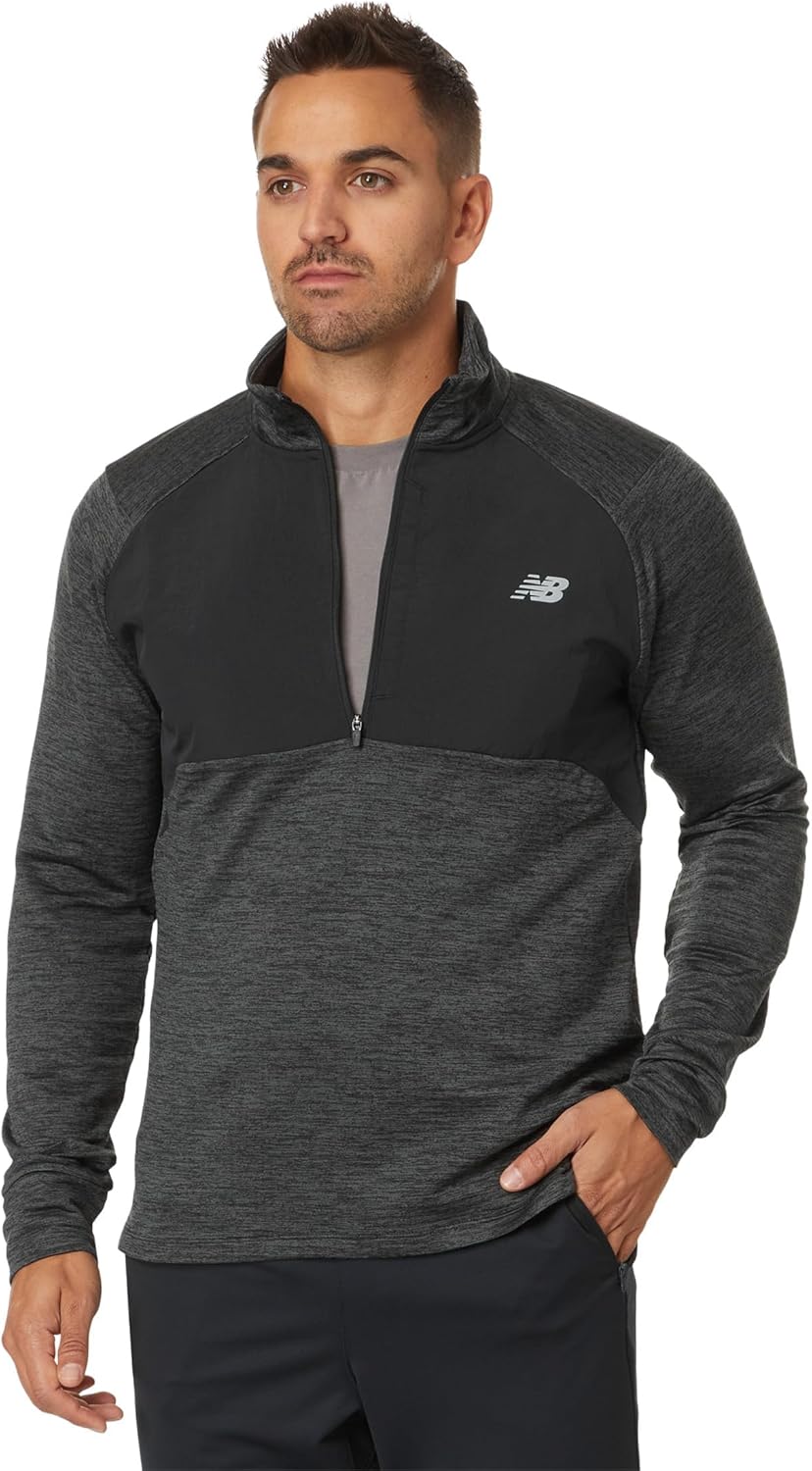 New Balance mens Athletics Heat Grid 1/2 Zip